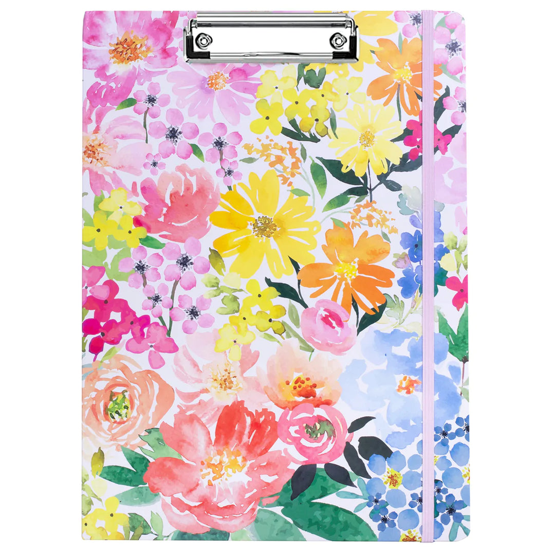 Watercolor Floral Notepad Padfolio