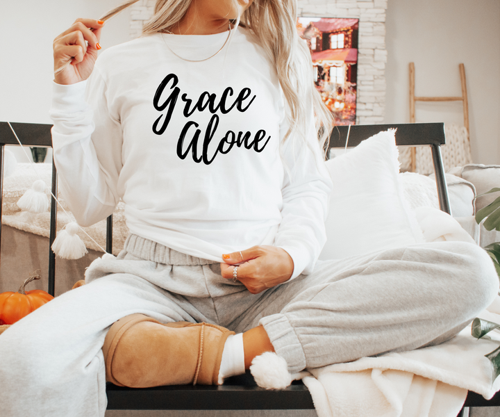 Grace Alone Long Sleeve Shirt