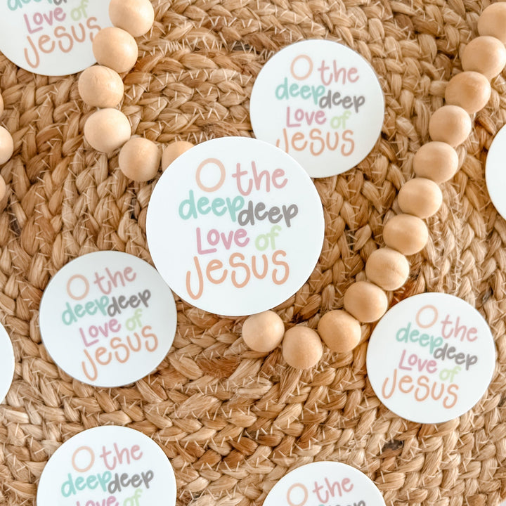 O The Deep Deep Love of Jesus Sticker