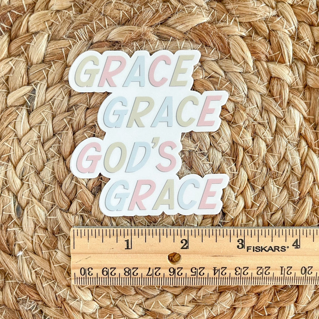 Grace Grace God's Grace Sticker