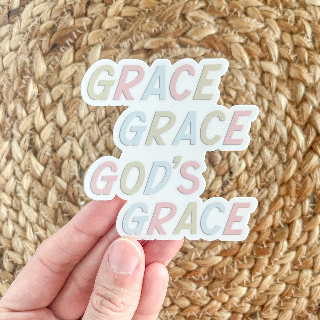 Grace Grace God's Grace Sticker