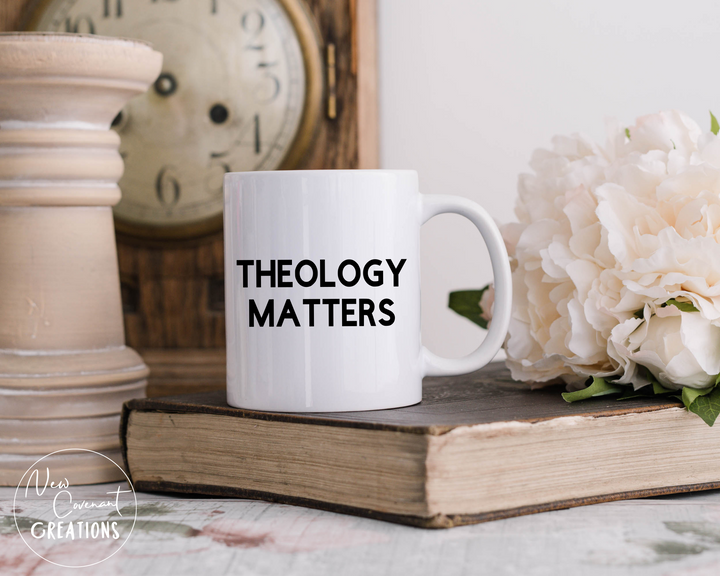 Theology Matters Coffee Mug - Black - Oopsie
