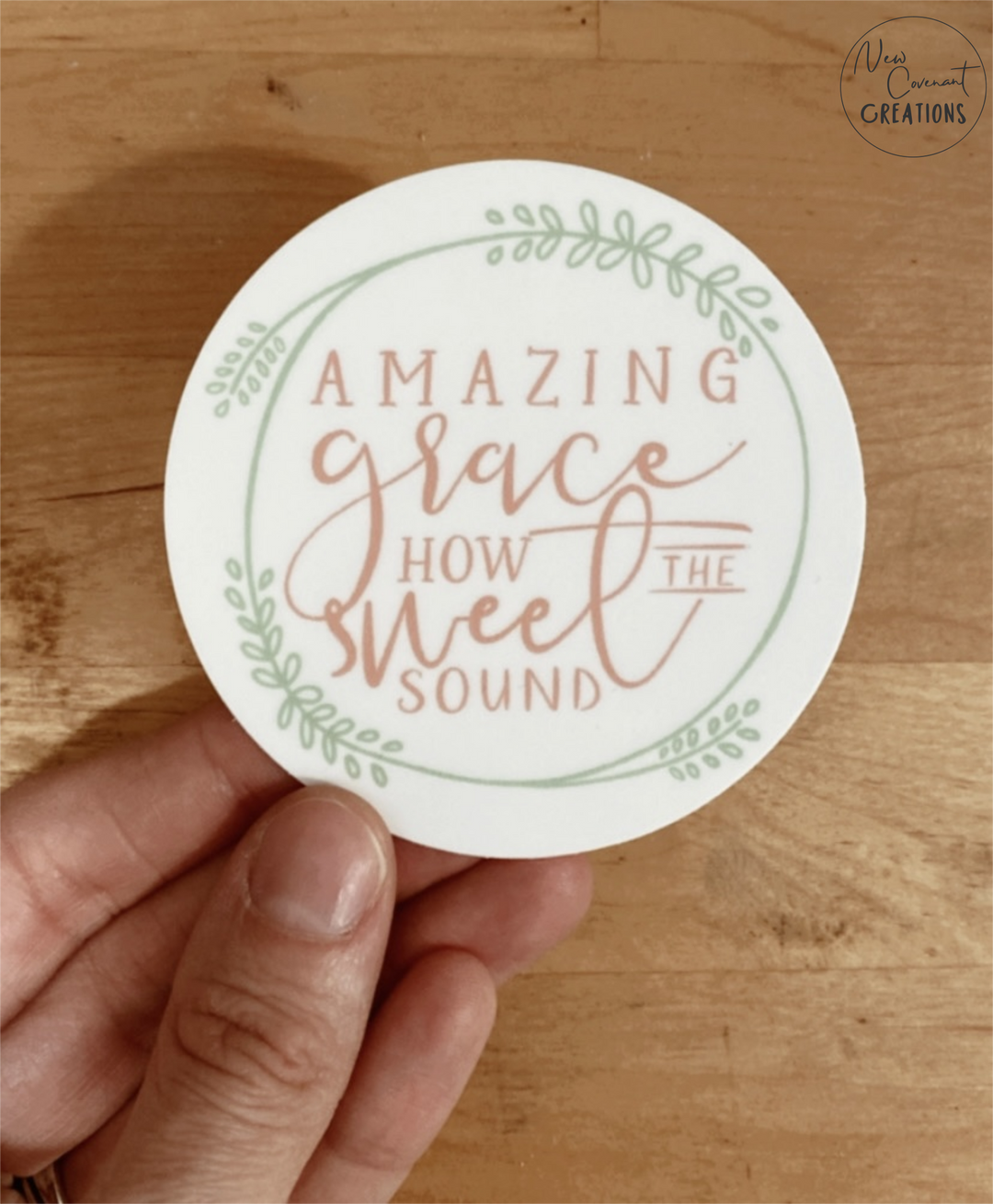 Amazing Grace How Sweet The Sound Sticker