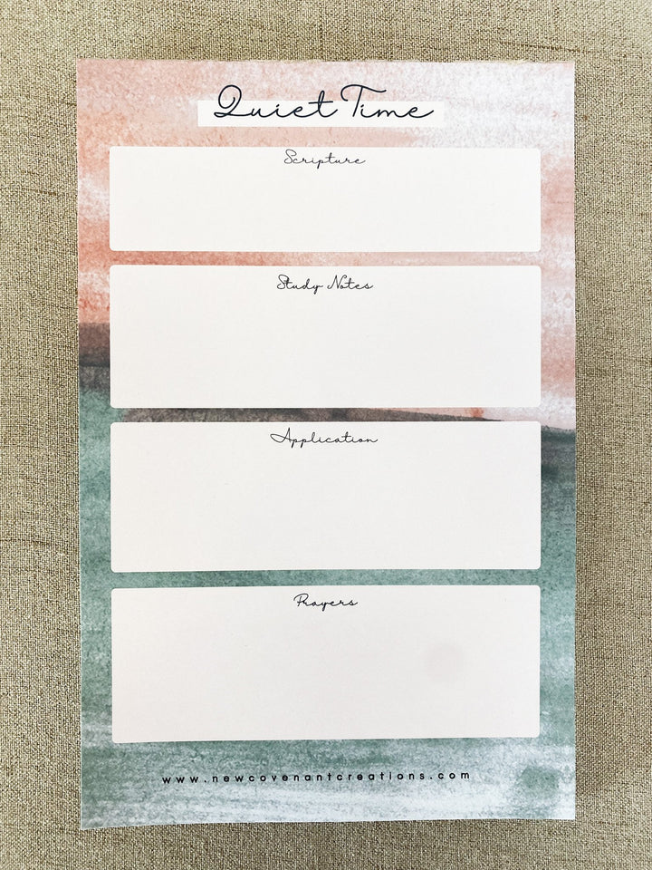 Quiet Time Journal Notepad