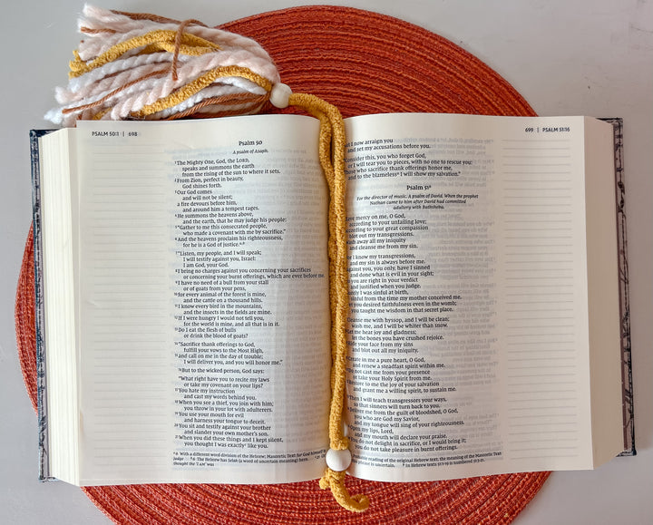 Chunky Boho Bible Bookmark