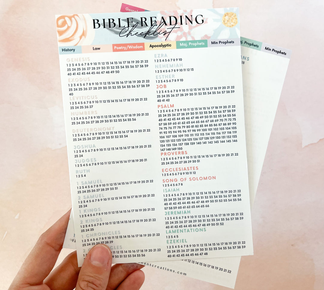 Bible Reading Checklist