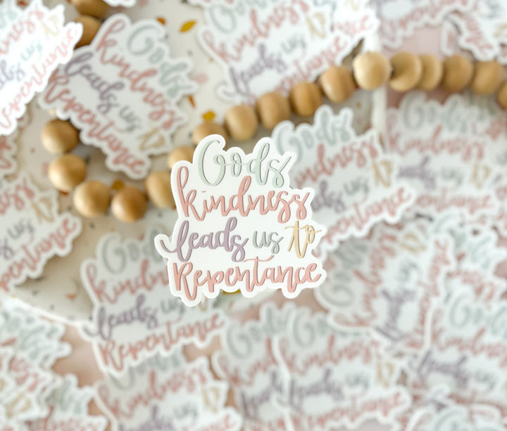 God's Kindness Leads us to Repentance Sticker