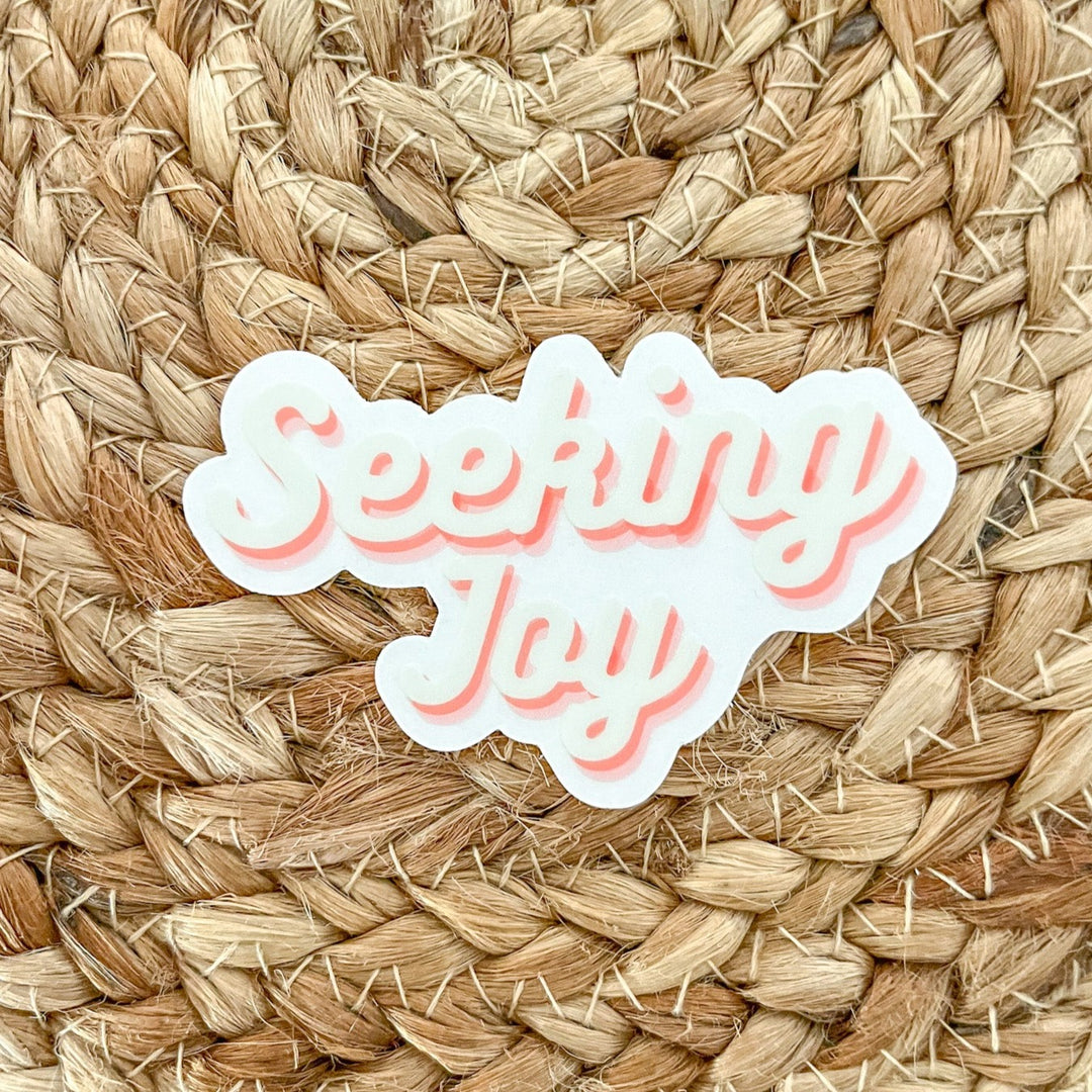 Seeking Joy Sticker