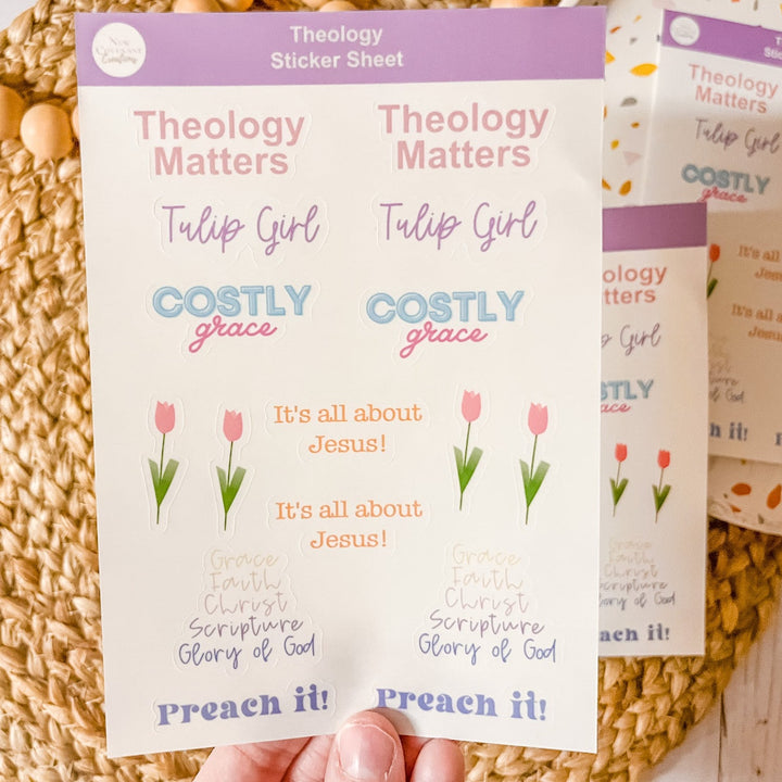 Theology Sticker Sheet