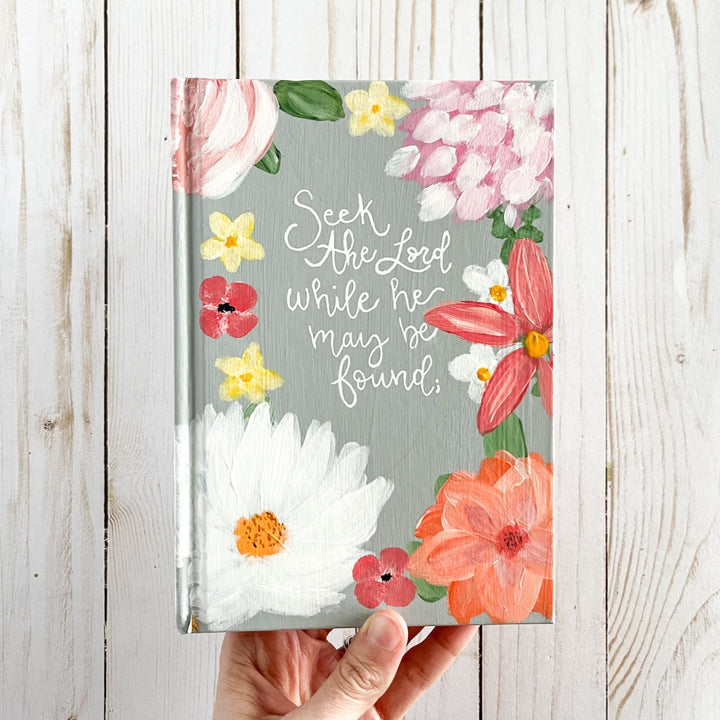 Garden Florals Hand Painted Journal