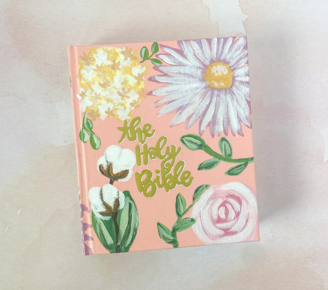 Hand Painted ESV Double Column Journaling Bible