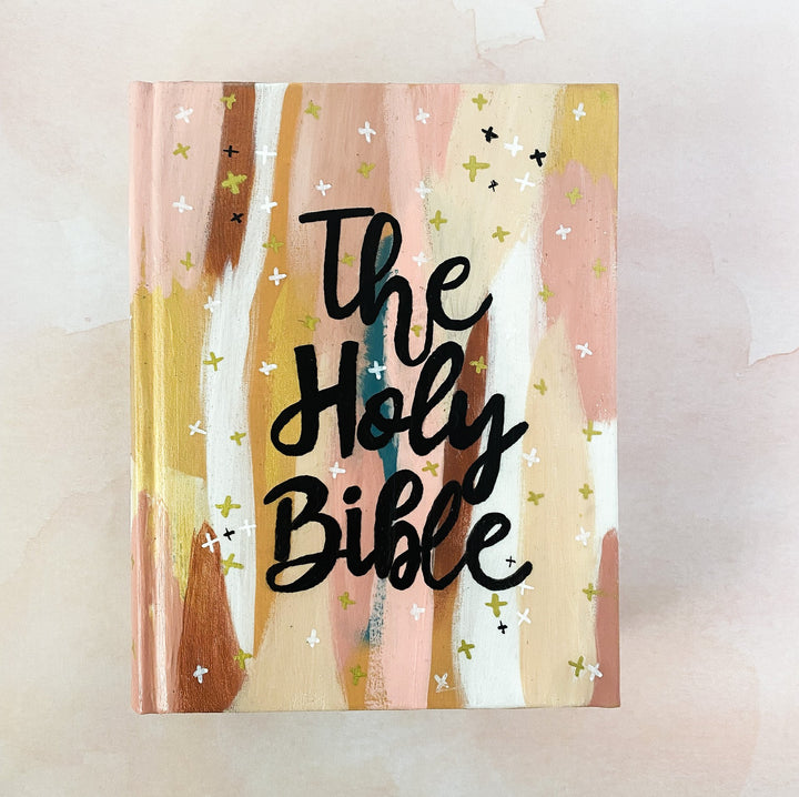 Boho Hand Painted CSB Note Taking Bible