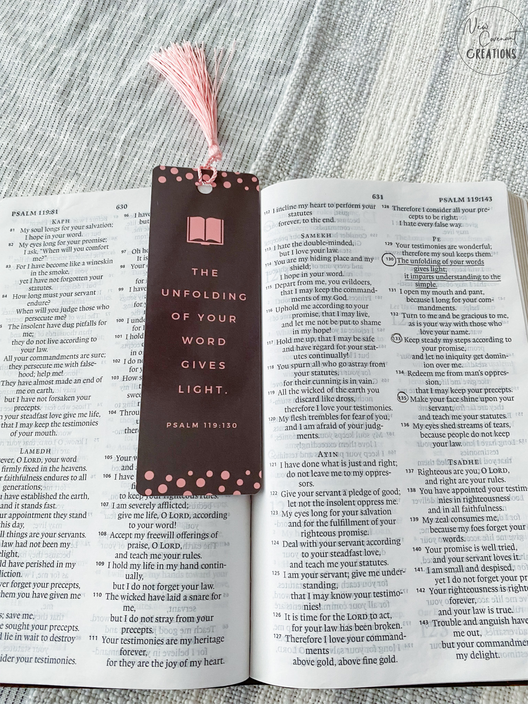 Psalm 119 Bookmark