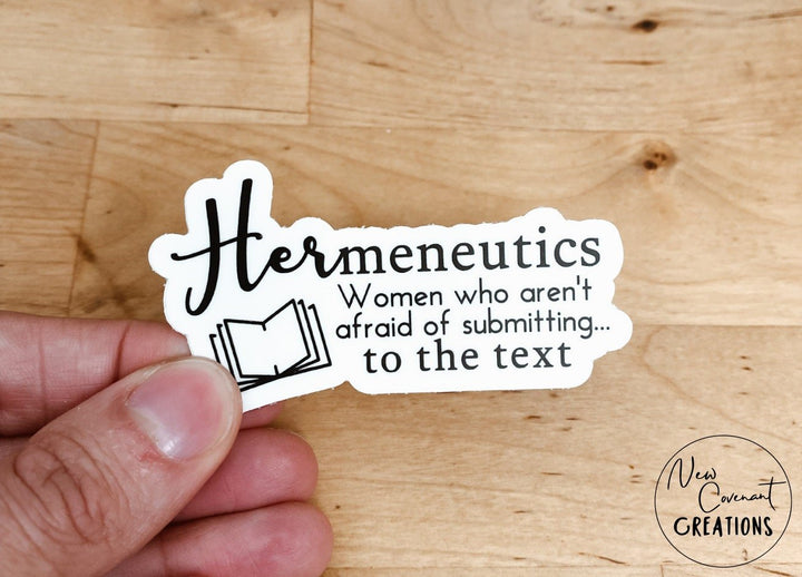 Hermeneutics Sticker