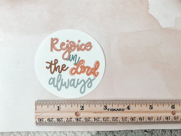 Rejoice in the Lord Always Sticker